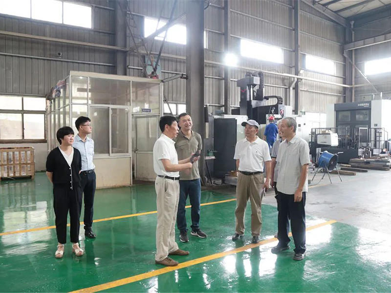 Provincial People's Congress representative Gu Xiaobo and his delegation went to Meige Machinery to carry out talent research activities