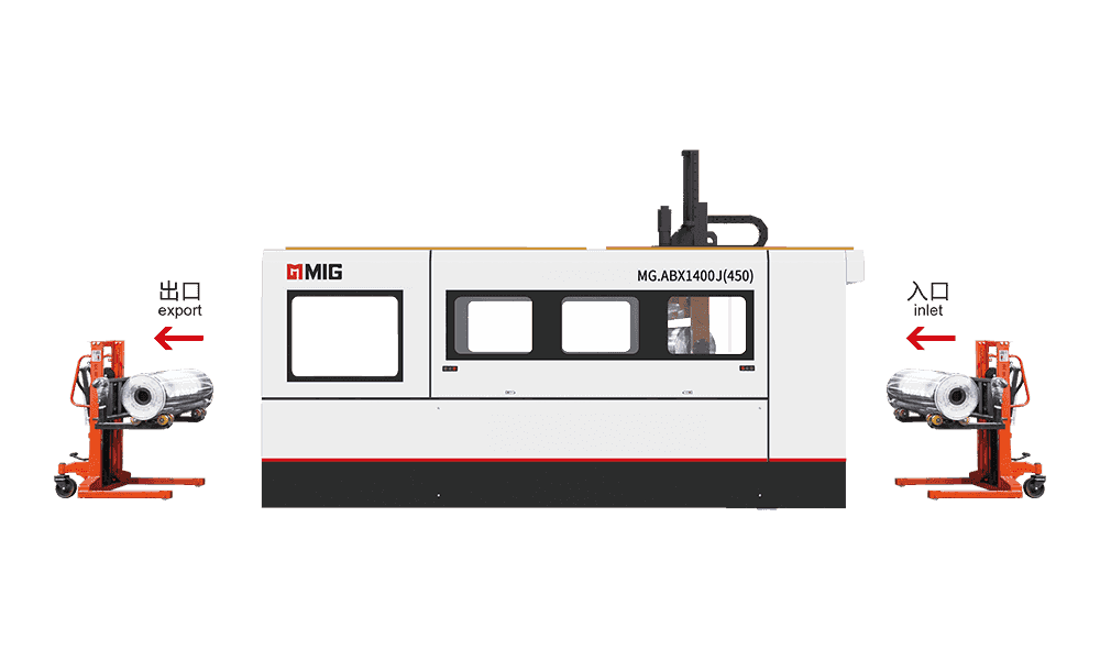 MG.ABX1400J(450) single-arm plate washer (in and out of the printing truck)