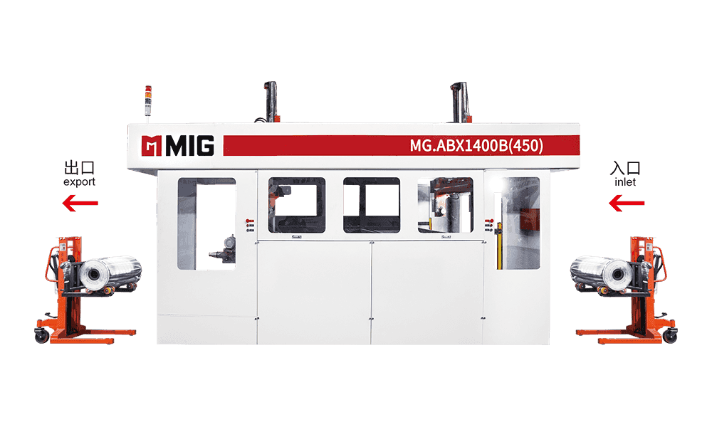 MG.ABX1400B (450) double-arm plate washer (in and out of the printing truck)