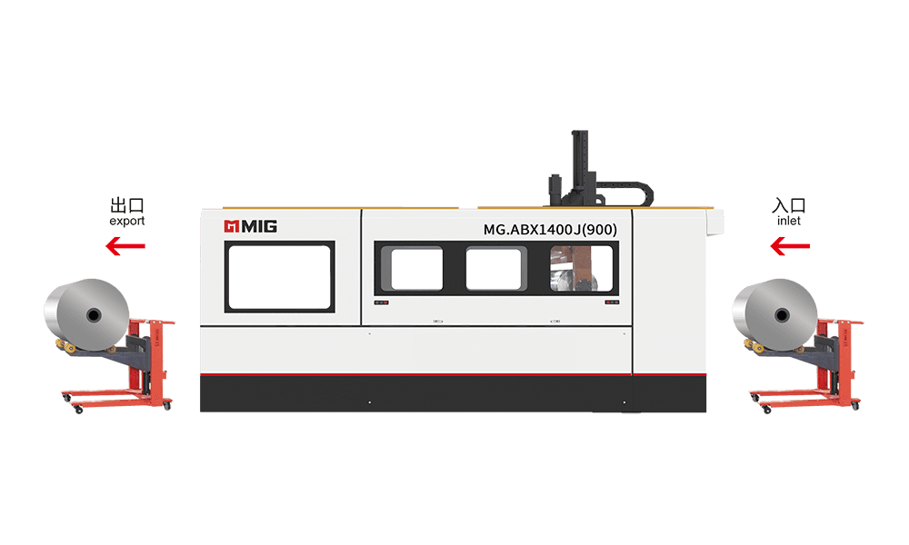 MG.ABX1400J(900) single-arm large-diameter plate washer (in and out of the printing truck)