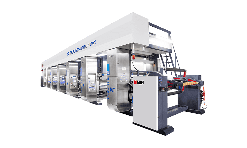 S.TAZJ501400 (DL-1000A) 4feet super large diameter (super cycle)medium-high speed ELS type decorative paper gravure printer