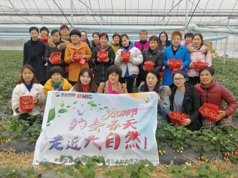 GO, let's go pick strawberries together—— Meige Machinery Organization's 